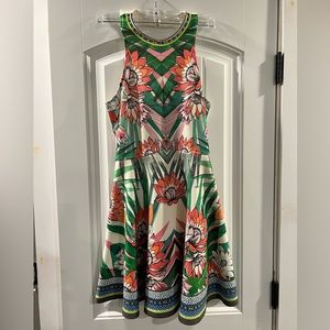 SOLD Peachpuff Tropical Dress